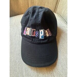 HAIRSPRAY  The Broadway Musical Movie Unisex Black Baseball Cap Hat 100% Cotton